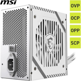 MSI Fuente de Alimentación PC MAG A650BNL 650W 80 Plus Bronze Blanca 306-7ZPAX27-HH9