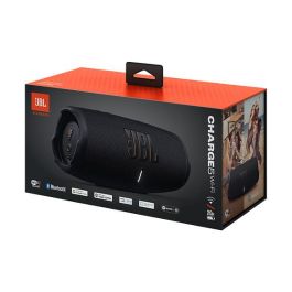 JBL CHARGE 5 - Altavoz Bluetooth Wi-Fi Negro, 40W, Resistente al agua IP67, Batería de larga duración con función Powerbank
