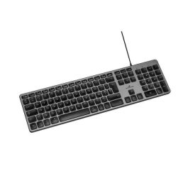 Bluestork BLU3760162065961 Teclado con cable KB Mac Azerty Compatible con Mac Negro