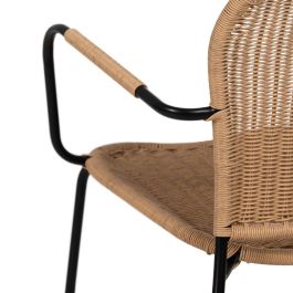 Silla Natural Pe-Acero Salón 57 X 57 X 87 cm