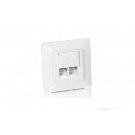 Equip Unterputzdose +Frontplatte 2xRJ45 Cat5e 45° RAL 9010 Precio: 24.69000039. SKU: B1H24XJBCL