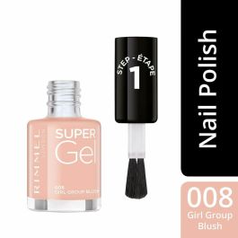 Rimmel London Kate Super Gel Esmalte de Uñas Efecto Gel #008 - 14 Días de Color y Brillo, 12 ml Cruelty Free