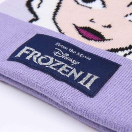 Cerdá Frozen II Gorro de Punto Infantil Lila - 94% Acrílico para Niñas de 3 a 12 Años - Accesorio Disney