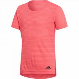 Camiseta de Manga Corta Infantil Adidas G CHILL TEE Rosa Poliéster