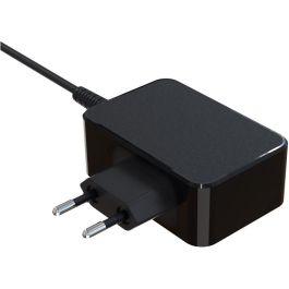 LC-Power LC-NB-GAN-45-C Cargador USB-C GaN 45W para Portátil, Adaptador de Corriente Alterna Negro
