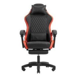 Mars Gaming Silla Gamer MGC-X Negra Roja - Respaldo Reclinable 135°, Reposabrazos Ajustables, Reposapiés, Cojín Lumbar y Cervical Precio: 157.49999969. SKU: B1EBNPAZ6A