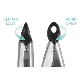 Pinzas de cocina en acero inoxidable 26 cm Quttin - Inde (12 Unidades) Pinzas de cocina en acero inoxidable 26 cm Quttin - Inde (12 Unidades)