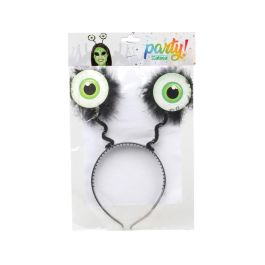 Diadema Alien Carnaval Unisex Adulto Ojos Verdes Saltones Accesorio Fiesta Disfraz