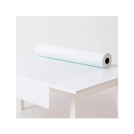 Blanca Mantel Celulosa Blanco Biodegradable Rollo 1 mt Ancho x 100 mt Longitud