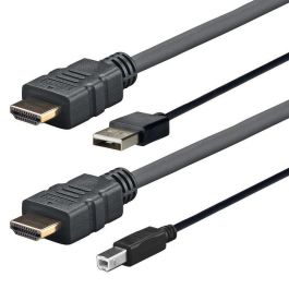 Vivolink Cable HDMI + USB-A a HDMI + USB-B, 2.0m, Negro. Ultra flexible para monitores interactivos y pantallas táctiles. Precio: 29.88999959. SKU: B1JFQH5LBD