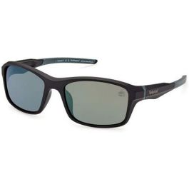 Timberland TB9293 02R Gafas de Sol Polarizadas para Hombre Rectangulares Matte Black 145 mm