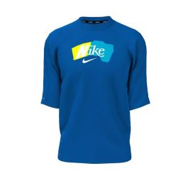 Camiseta de Manga Corta Infantil Nike Hydrogu Azul