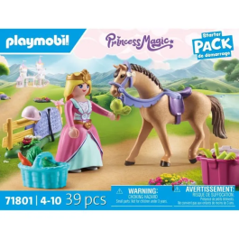 Playmobil Starter Pack Princesa Con Caballo 71801 Edad Recomendada: +4 años