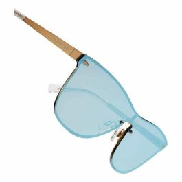Hawkers ONE VENM METAL Gafas de Sol para adultos unisex, montura dorada, cristal azul