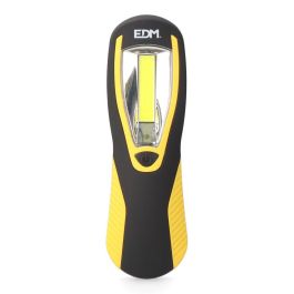 Edm Linterna LED XL 5W 200LM con Gancho + Imán, Luz Fría 6500K, 3xAA Incluidas, Autonomía 4H Edm Linterna LED XL 5W 200LM con Gancho + Imán, Luz Fría 6500K, 3xAA Incluidas, Autonomía 4H