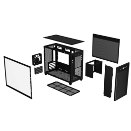 Asus 90DC00G0-B39010 Caja PC Mini Tower Negro Vidrio Templado