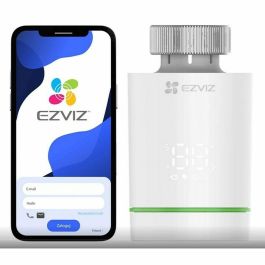 Ezviz T55 Termostato para Válvulas Termostáticas Conectadas con Tecnología Zigbee, para Control de Temperatura y Función de Seguridad para Niños