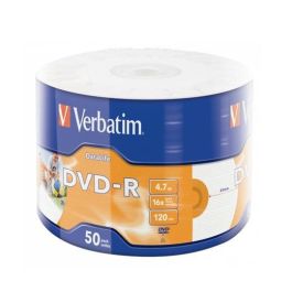 Verbatim Dvd-R, 4,7 grb, 16X, 50 Pack Spindle, Datalife Plus Wide Inkjet Printable Professional Precio: 26.68999971. SKU: B12PL7684R