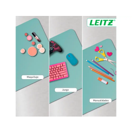 Leitz Alfombrilla de Sobremesa Grande Protectora de Escritorio, Verde Menta, 80x40 cm