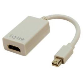 LogiLink Mini DisplayPort a HDMI Adaptador, 0.15m, color blanco