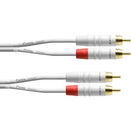 Cordial Cable de Audio RCA Doble 3 Metros Blanco Precio: 21.49999995. SKU: B1CA55Y9C5