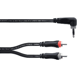 Cable Y Mini-Jack Estéreo Acodado / 2 Rca 1,5 M Precio: 7.99446879. SKU: B18AQZLLJB