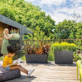 Deroma Muret Haut como R - 9EV14SZ - Altura 78 cm - Antracita