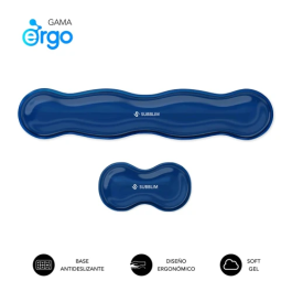 Subblim Pack Ergo Crystal Flex Reposamuñecas Teclado y Ratón Azul Oscuro SUBMP-04E060 Precio: 22.99188276. SKU: B1F38DTA9R