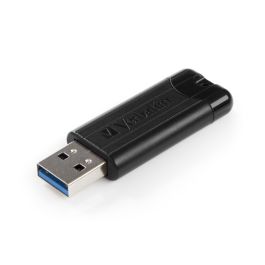 Verbatim Pendrive Pinstripe 64 grb High Speed Retráctil Usb 3.2 Negro Verbatim Pendrive Pinstripe 64 grb High Speed Retráctil Usb 3.2 Negro