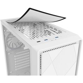 Sharkoon VS8 RGB Caja PC Midi Tower ATX Blanco, Panel Cristal Templado, 3 Ventiladores RGB, USB-C