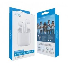 Auriculares Bluetooth Myway Wireless Touch MWHPH0030 con estuche de carga/ Autonomía 3h/ Blancos Auriculares Bluetooth Myway Wireless Touch MWHPH0030 con estuche de carga/ Autonomía 3h/ Blancos