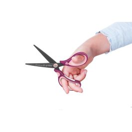 Pelikan griffix Schulschere spitz Rechtshänder SweetBerry Blister - Tijeras Escolares para Niños, Diestros, Corte Recto, Mango Ergonómico, Rosa
