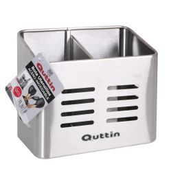 Quttin Bote Utensilios Inox 16 x 9 x 13 cm (12 Unidades)