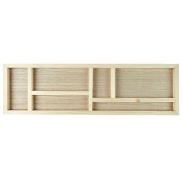 Home Deco Factory Bandeja Organizador Escritorio Natural 52x15x6 cm