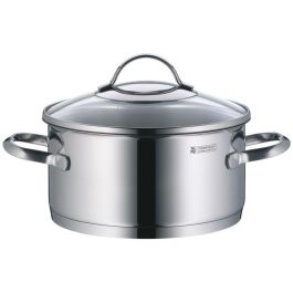 WMF Provence Plus - Set de Ollas y Cacerolas: Olla Baja 2.5L, Ollas Altas 1.9L, 3.3L, 5.7L y Cazo 1.7L, Plata