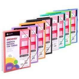 Carchivo Archivex-Star Canguro Personalizable A4 Con 20 Fundas Pp Espiral Colores Surtidos -12Un- Precio: 62.50000053. SKU: B1ED3XDBFQ