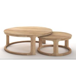 DKD Home Decor Nac nat Mesa Centro Moderno 90x90x45 cm Mango Set 2 Piezas Precio: 441.69000018. SKU: B1DJRGDLH9