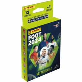 Set de cromos Panini LIGUE 1 Uber Eats Foot 2024 (FR) 18 Sobres