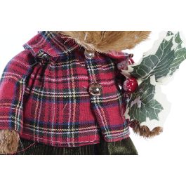 DKD Home Decor Figura de Navidad Tradicional Ardilla con Chaqueta, de Poliester, Surtido de Colores Verde, Rojo o Marrón, 15x12x25cm, 2 Unidades DKD Home Decor Figura de Navidad Tradicional Ardilla con Chaqueta, de Poliester, Surtido de Colores Verde, Rojo o Marrón, 15x12x25cm, 2 Unidades