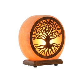 DKD Home Decor Lámpara de Sobremesa Sal del Himalaya y Acacia Árabe Árbol de la Vida Marrón Rosa 7x18x16 cm Bombilla E14 15W Incluida Precio: 21.95000016. SKU: B15NL88JQ5