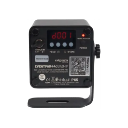 Algamlight Foco Par Led 4X4W Rgb+Ww Ip65 Con Batería Y W-Dmx Event Par 44 Quad Ip Compacto Y Versátil