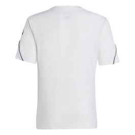 Camiseta de Fútbol de Manga Corta para Niños Adidas Tiro 23 Blanco M