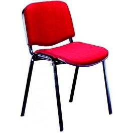 Unisit Silla Confidente Dado Tapizada Roja Asiento de Visita 4 Patas Altura Total 80 cm Profundidad Total 54 cm Respaldo 34 cm Ancho Asiento 53 cm Precio: 44.68999964. SKU: S8419370