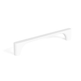 HERRAJES FAB.NACIONAL Tirador Valle Zamak 128mm para Muebles: Gris RAL 9006 (9035.521), Negro Mate (9035.522), Blanco Mate (9035.523), Oro Metal (9035.524)