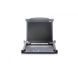 Aten CL1000M Consola KVM LCD con Pantalla de 17", Montaje en Rack 1U, Negro - CL1000M-ATA-SG