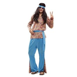 Disfraz psychedelic hippie camisa, pantalón, cinta cabeza y cinturón talla XL Precio: 20.89000023. SKU: B1F8B7KXWV