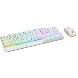MSI Vigor GK30 Combo Teclado y Ratón Gaming Mecánico RGB Blanco Full-size USB S11-04ES305-CLA MSI Vigor GK30 Combo Teclado y Ratón Gaming Mecánico RGB Blanco Full-size USB S11-04ES305-CLA