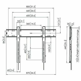 Soporte TV Vogel's 7368000 55" 100 kg