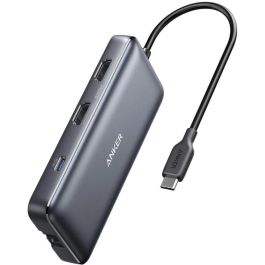 Anker 553 PowerExpand USB-C Hub 8 en 1 con 2 HDMI, Ethernet, Lector SD, 100W Power Delivery Negro Precio: 84.50000031. SKU: B1FL3JTBBW