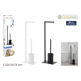 Portarrollos WC con escobillero Confortime - Inde (6 Unidades) Precio: 68.4999997. SKU: B1F4CT9EL8